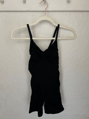 Black Women's Shapewear Bodysuit - Sleek Invisible Control